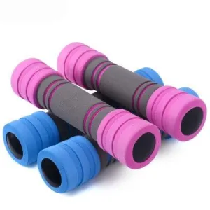 1PCS 1KG Home sports ladies foam soft dumbbells thin arm dumbbell set fixed dumbbells fitness equipment