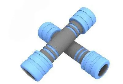 1PCS 1KG Home sports ladies foam soft dumbbells thin arm dumbbell set fixed dumbbells fitness equipment