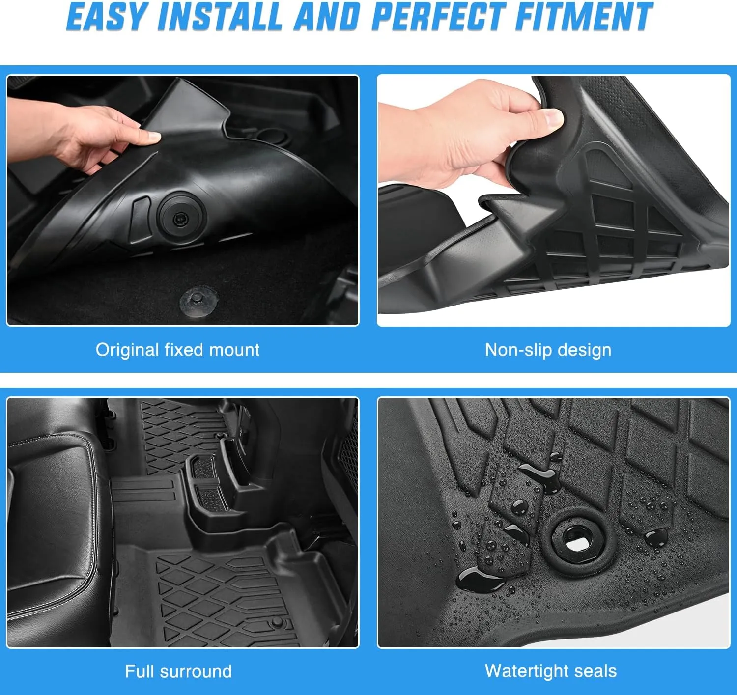 2018-2024 Audi Q5 SQ5 TPE Floor Mats