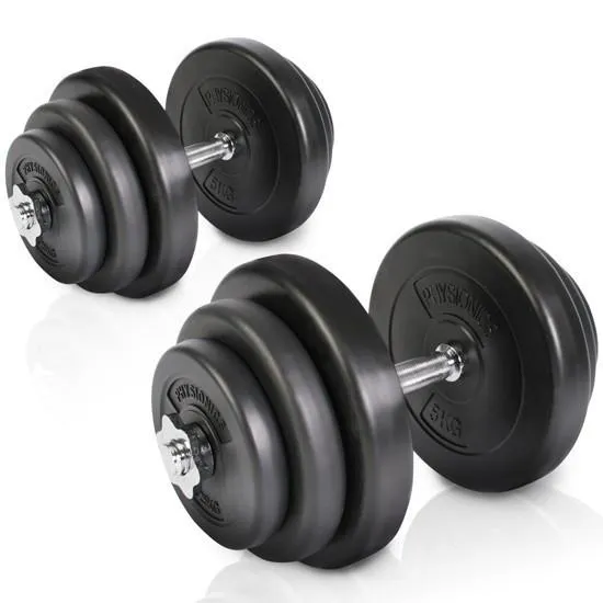 Adjustable Dumbbell Set Chrome Handle 50Kg