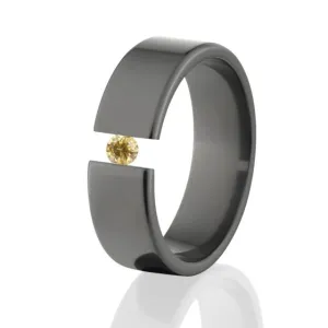 Black Tension Ring, Tension Set 7mm Ring