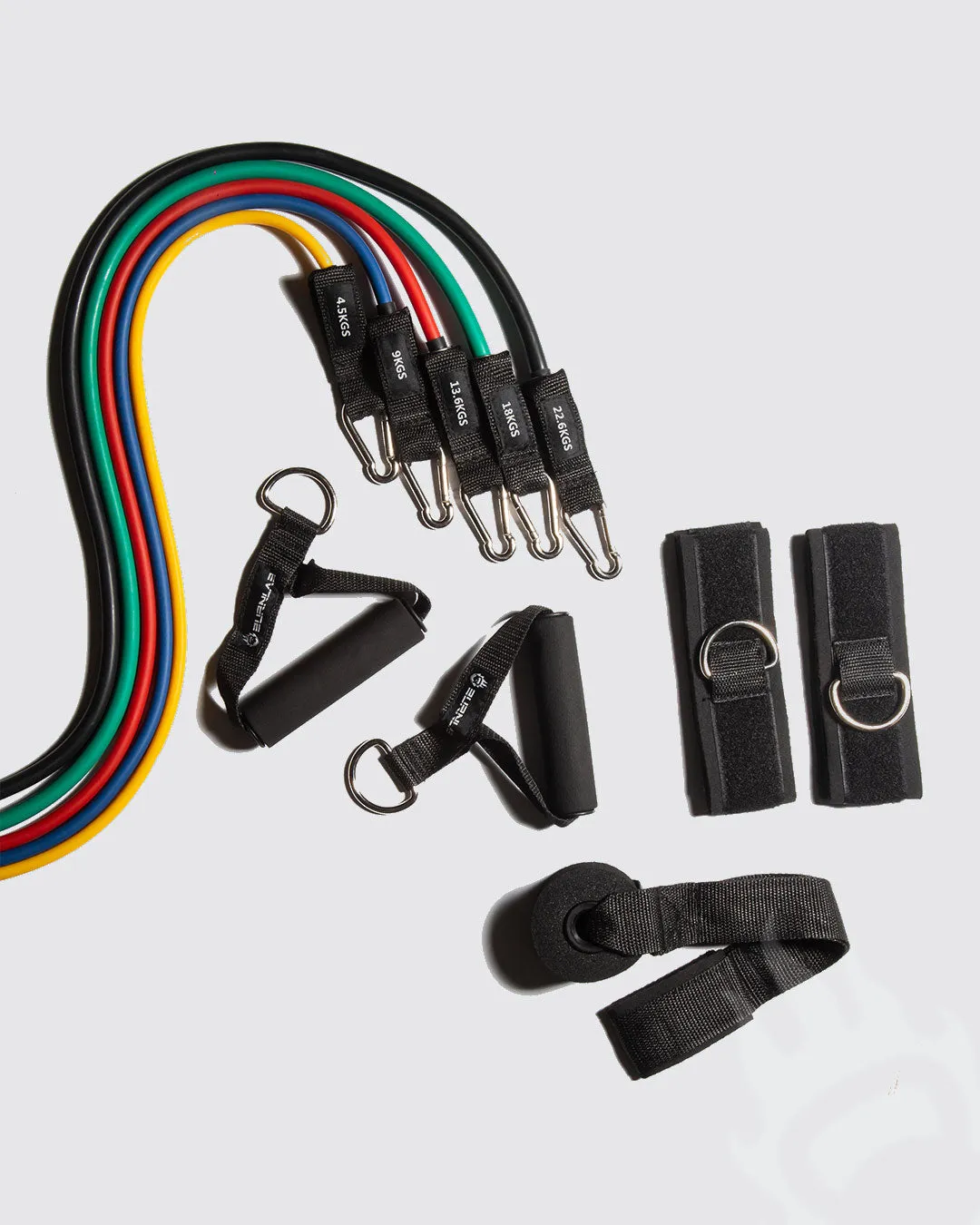 Burnlab Resistance Tubes - (11 Pcs Set)