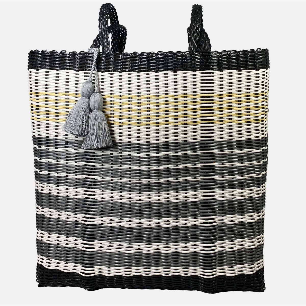 cesta tote ~ ex-large ~ gradient stripes
