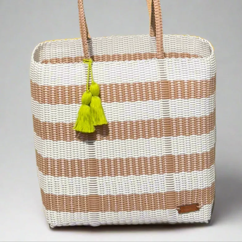 cesta tote ~ ex-large ~ striped