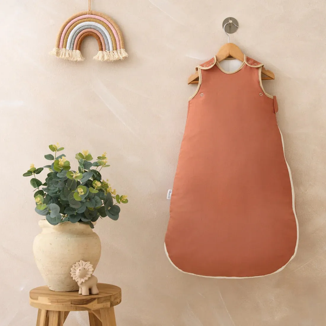 Clair De Lune Organic Sleeping Bag (0-6 Months) - Rust Orange