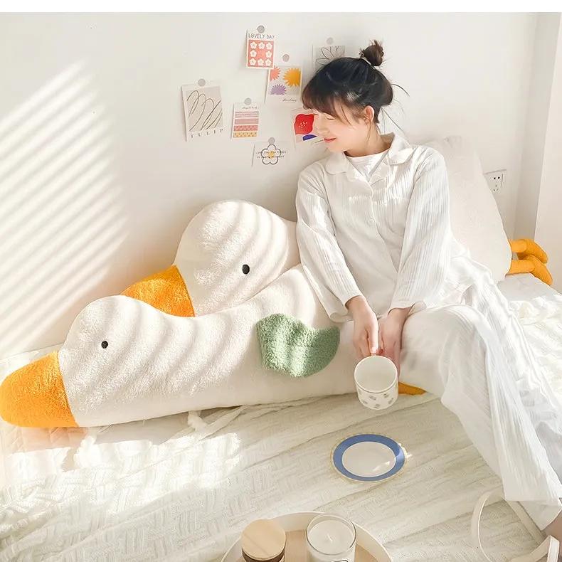 Cute Big White Goose Sleeping Pillow