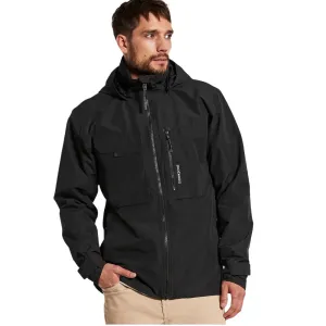 Didriksons Aston Unisex Waterproof Jacket - Black