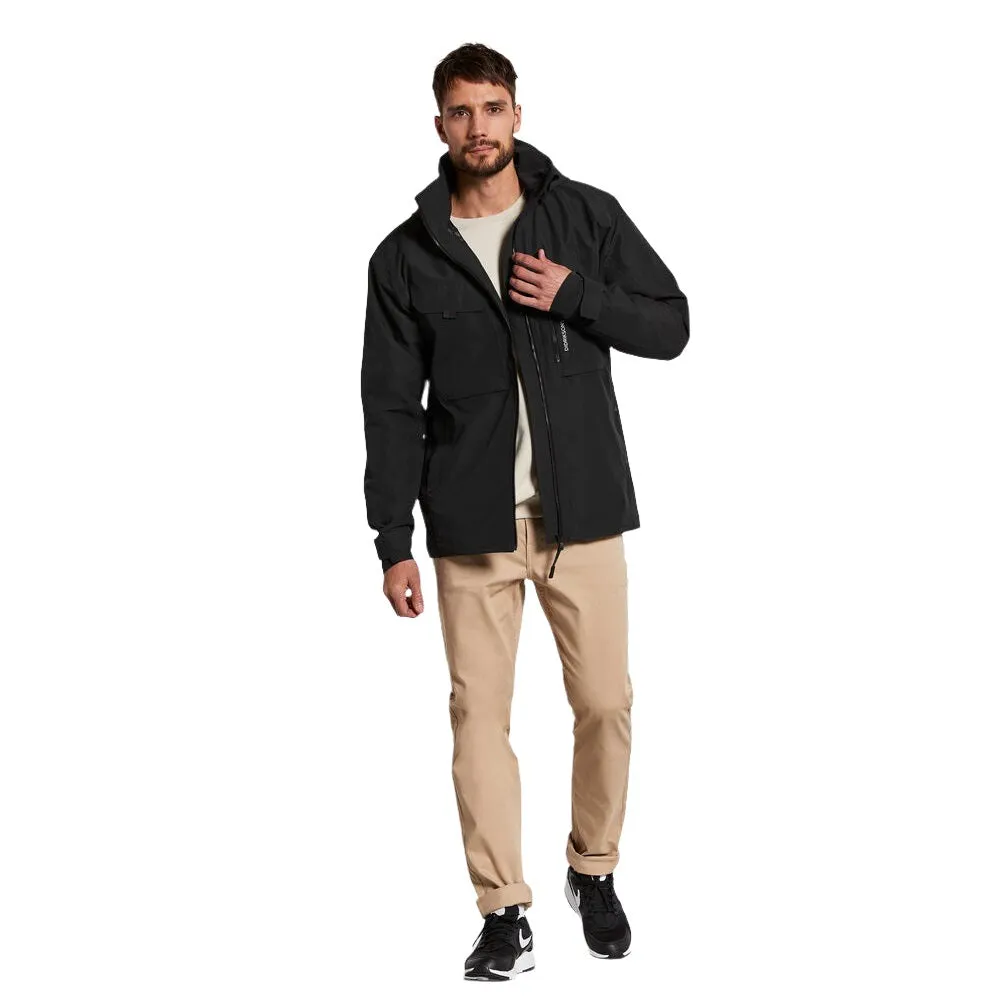 Didriksons Aston Unisex Waterproof Jacket - Black