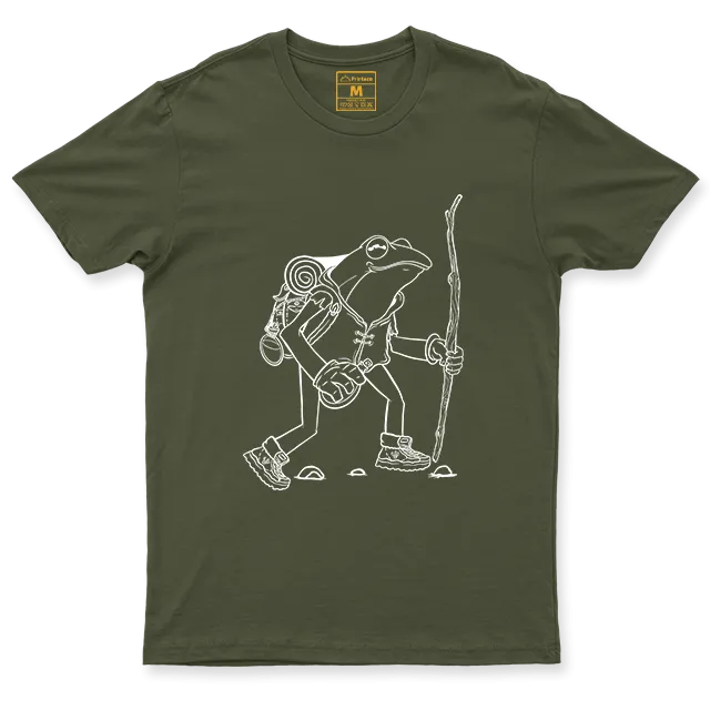 Drifit Shirt: Hiking Frog