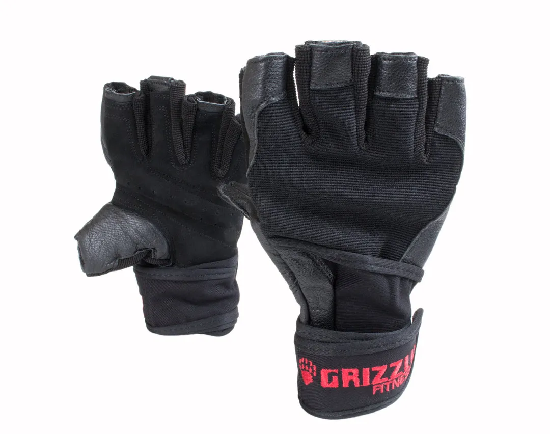 Grizzly Fitness Mens Nytro Wrist Wrap Gloves