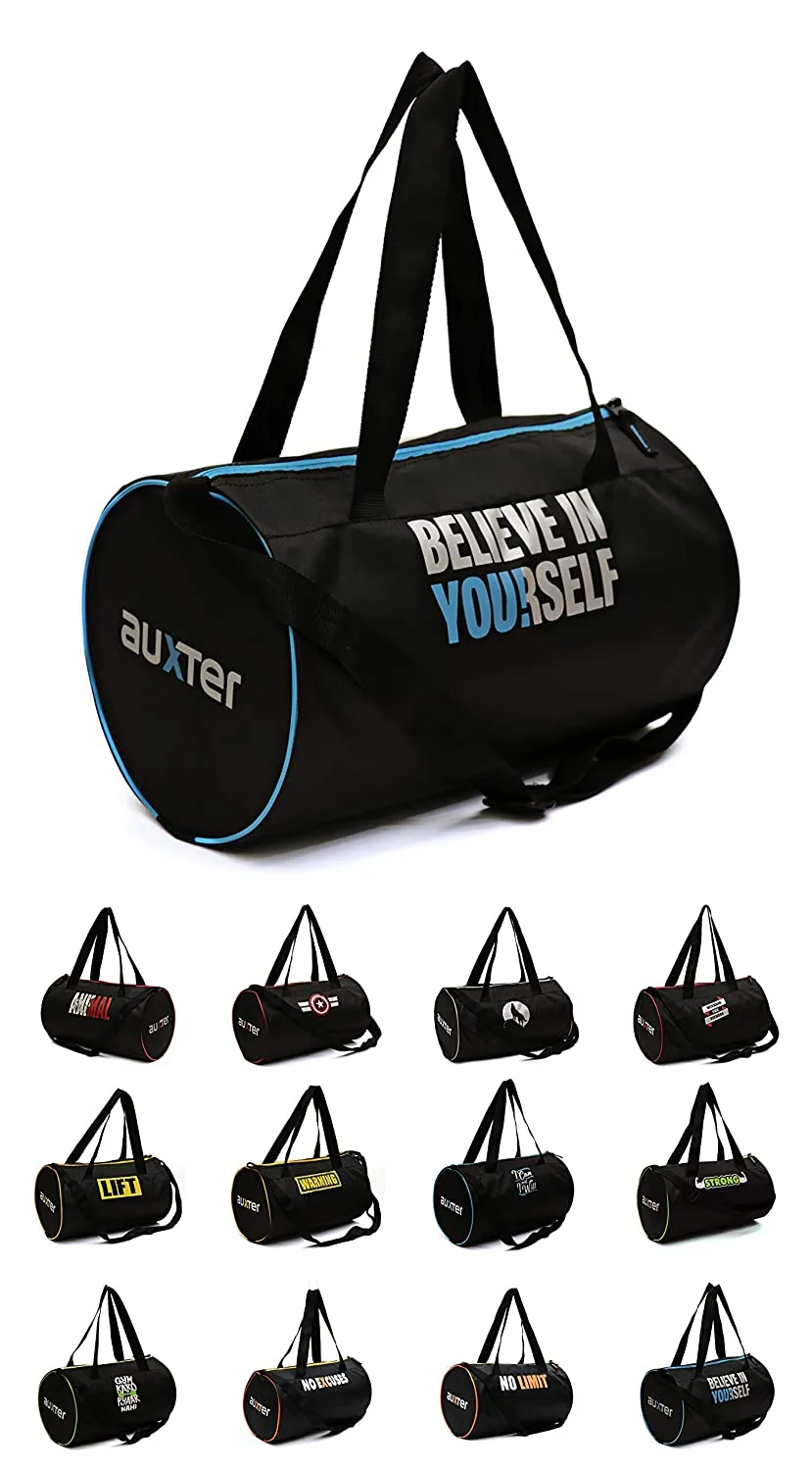 Gym Bag Duffel Bag for boys Girls Black 15 ltr.