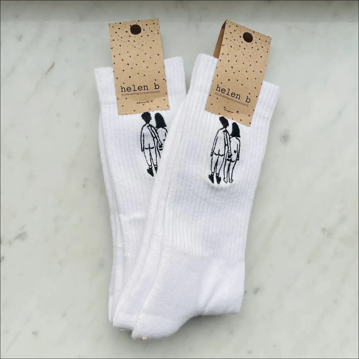 Gym Socks - Naked Couple