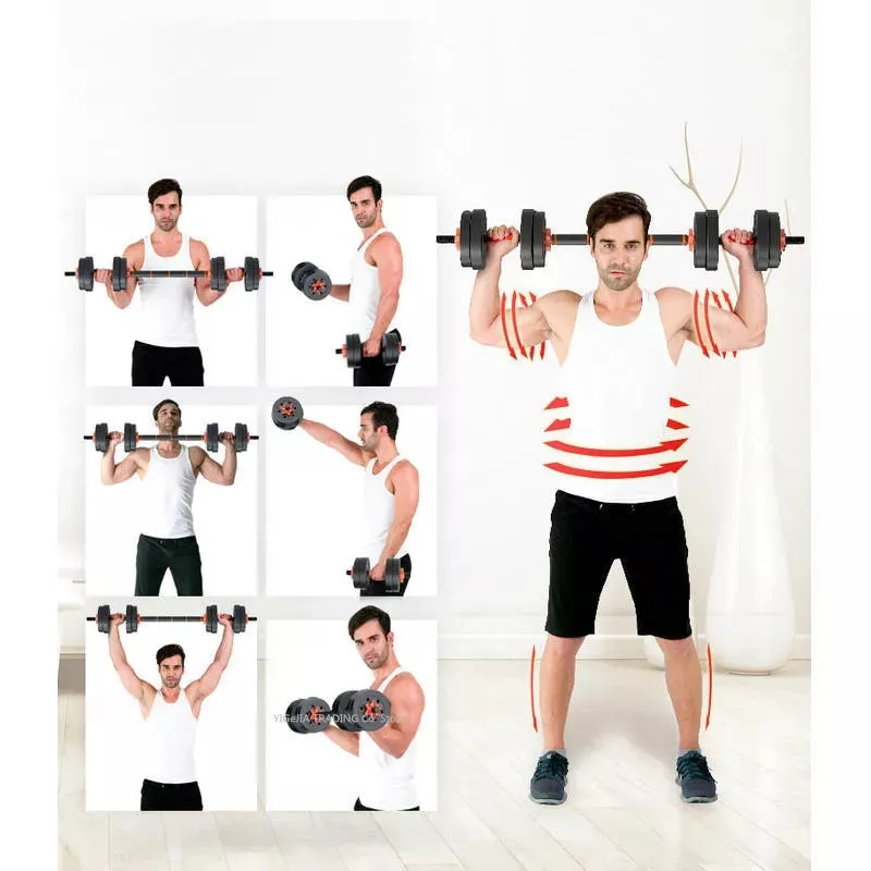 Home Gym 40KG Dumbbell/Barbell Set