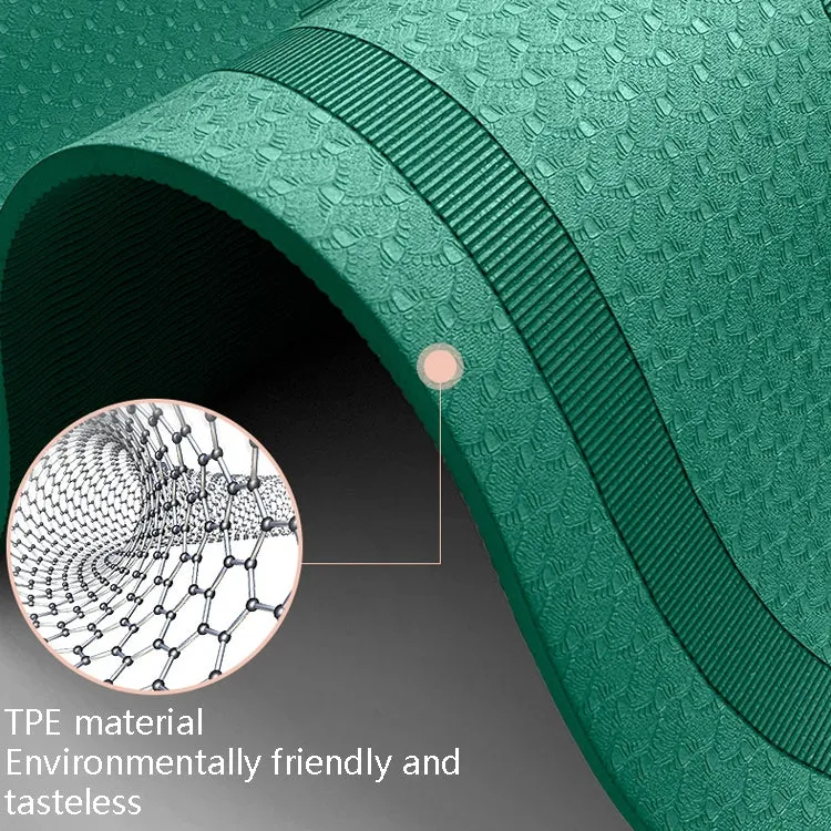 Indoor Skipping Mat Sound Insulation Shock Absorption Thickened Skipping Blanket Non-Slip Yoga Mat, Size: 140 x 60cm(Deep Gray Cushion)