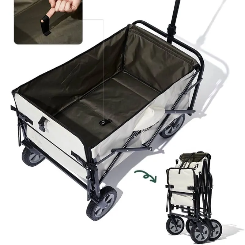 MOBI GARDEN 100L Outdoor Folding Wagon Extendable