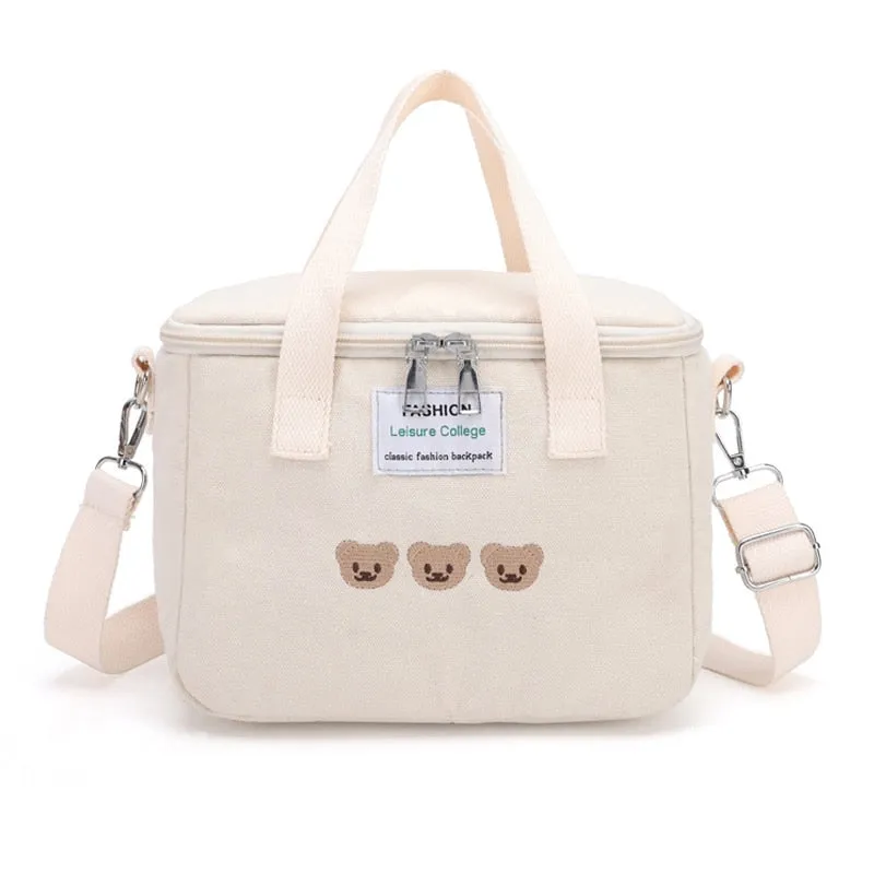 Mother Baby Bag/ Embroidery Thermal Insulation Bag