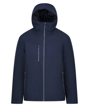 Navy/Seal Grey - Navigate waterproof insulated jacket