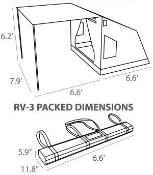 Oztent RV-3 & 4 Person 30 Second Tent