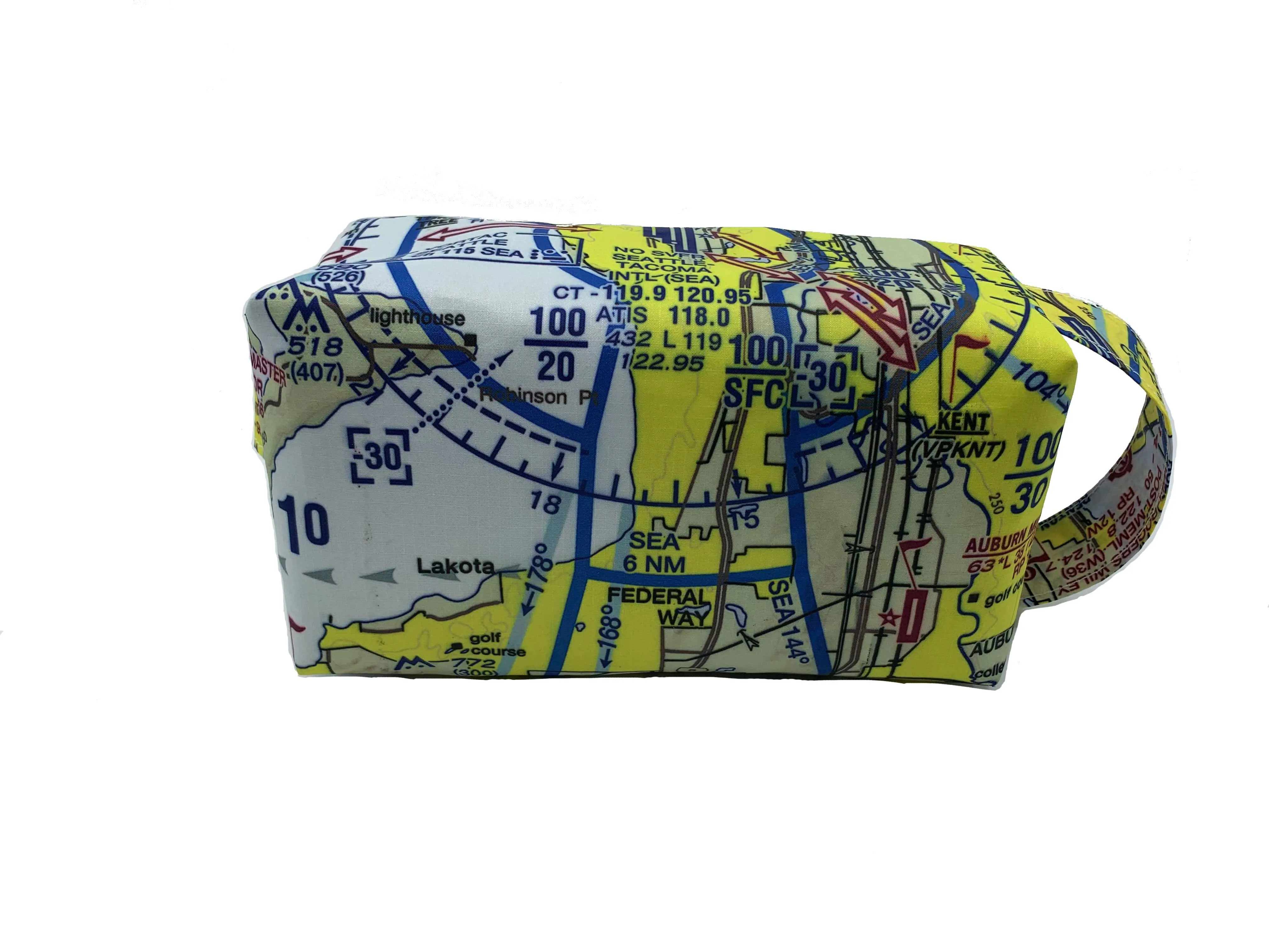 Pilot Dopp Kit & Toiletry Bag - Choose your VFR Terminal Area Chart