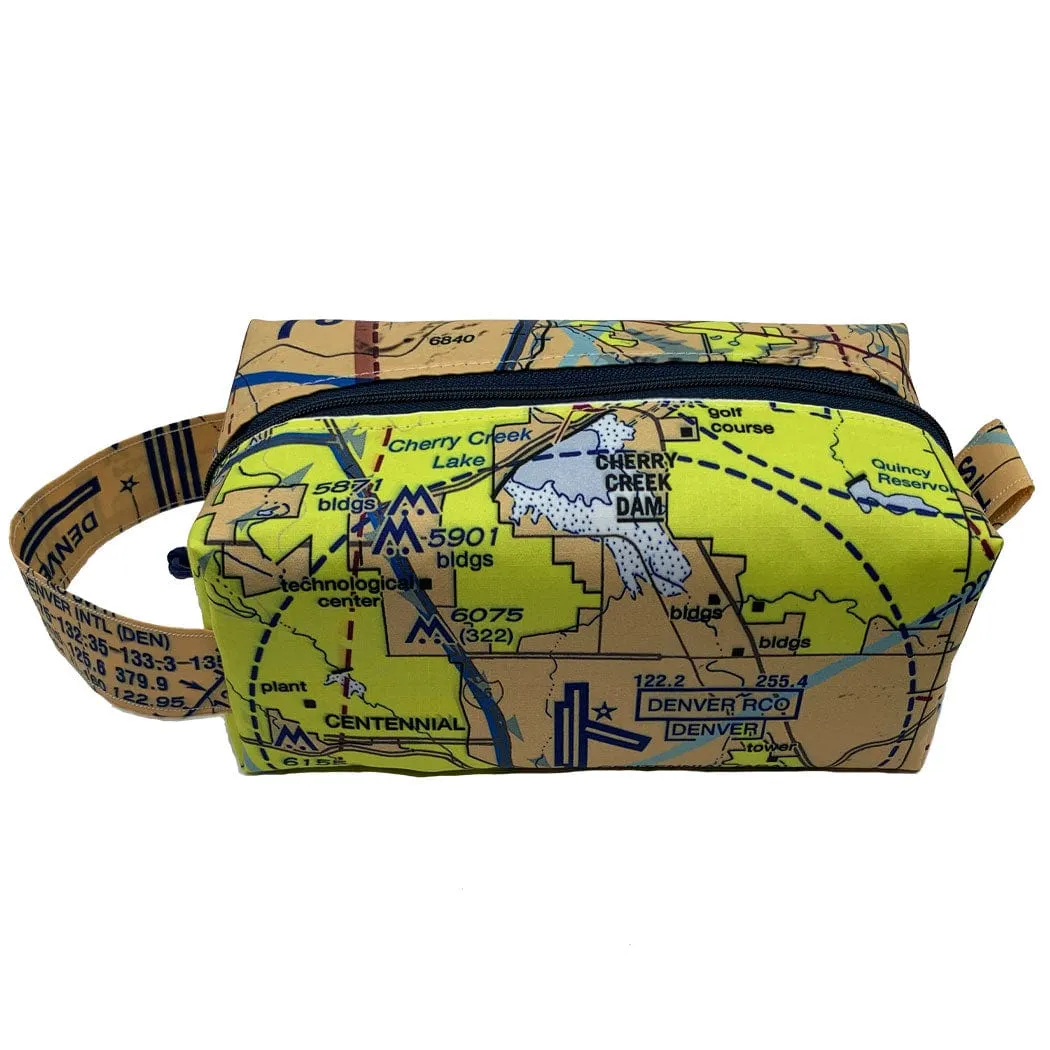Pilot Dopp Kit & Toiletry Bag - Choose your VFR Terminal Area Chart