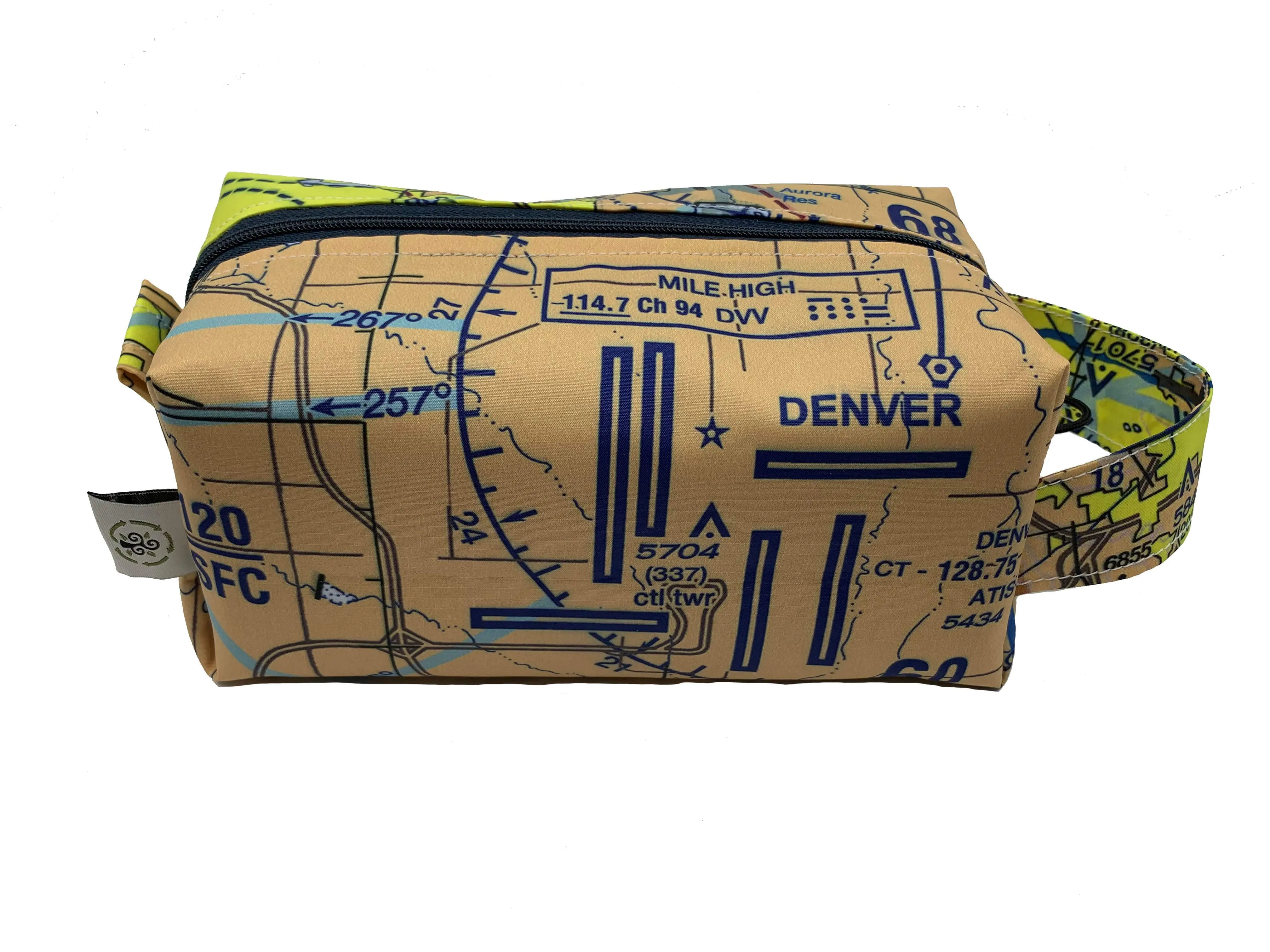 Pilot Dopp Kit & Toiletry Bag - Choose your VFR Terminal Area Chart