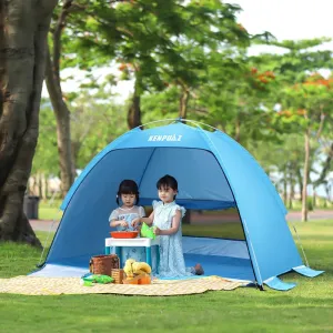 Portable Beach Blue Kids Tents