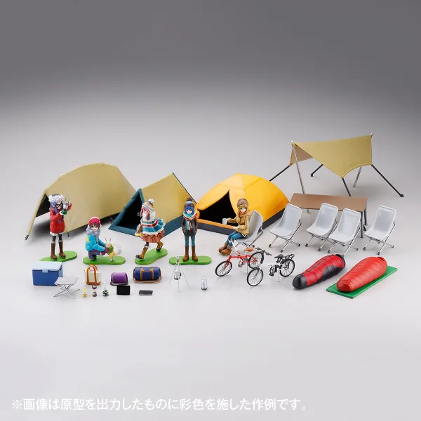 [Pre-Order END][ETA Q3 2024] Artpla - (Laid-Back Camp) Camp Set  - Yuru-Camp 1/24