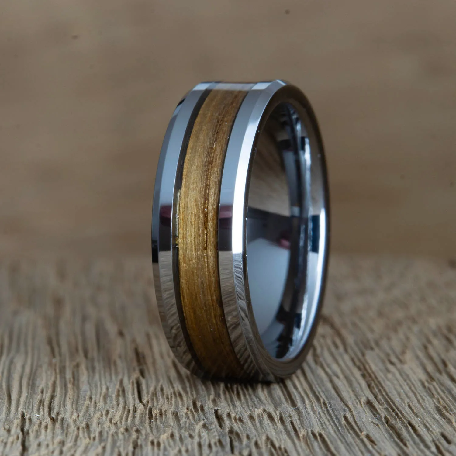 "The Royal" Crown Royal whiskey barrel wood ring