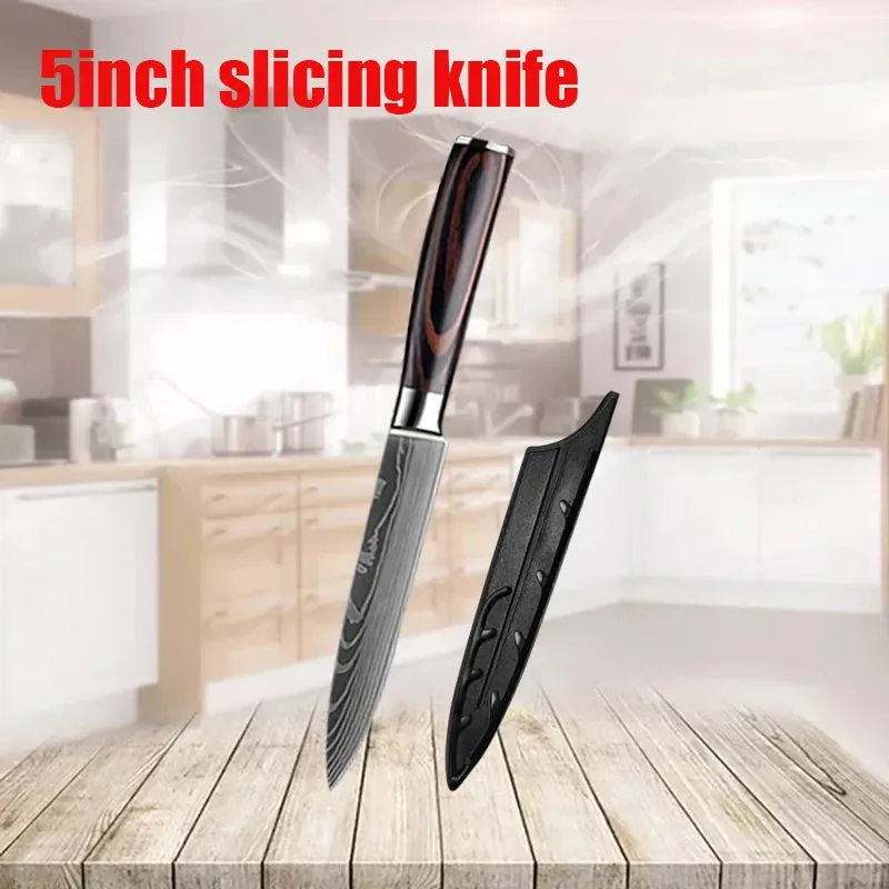 Stainless Steel Kitchen Knives Set