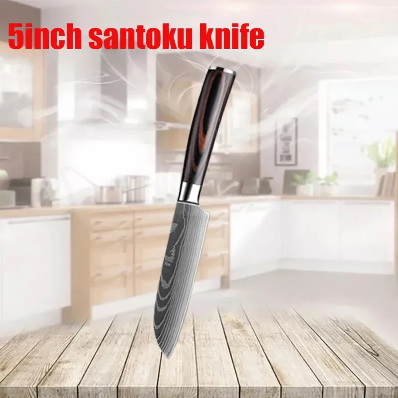 Stainless Steel Kitchen Knives Set