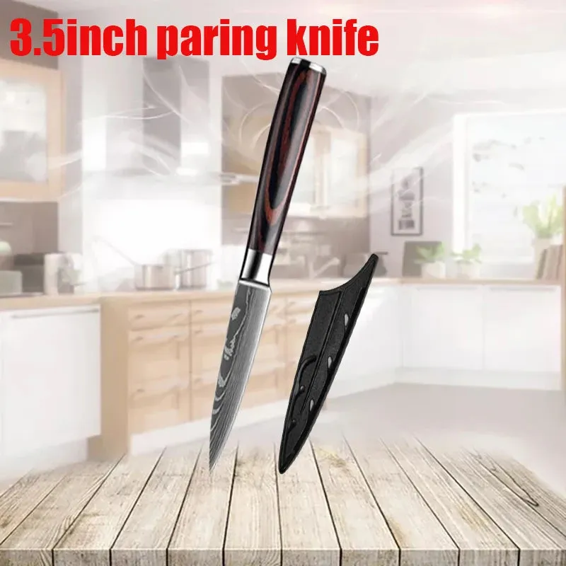 Stainless Steel Kitchen Knives Set