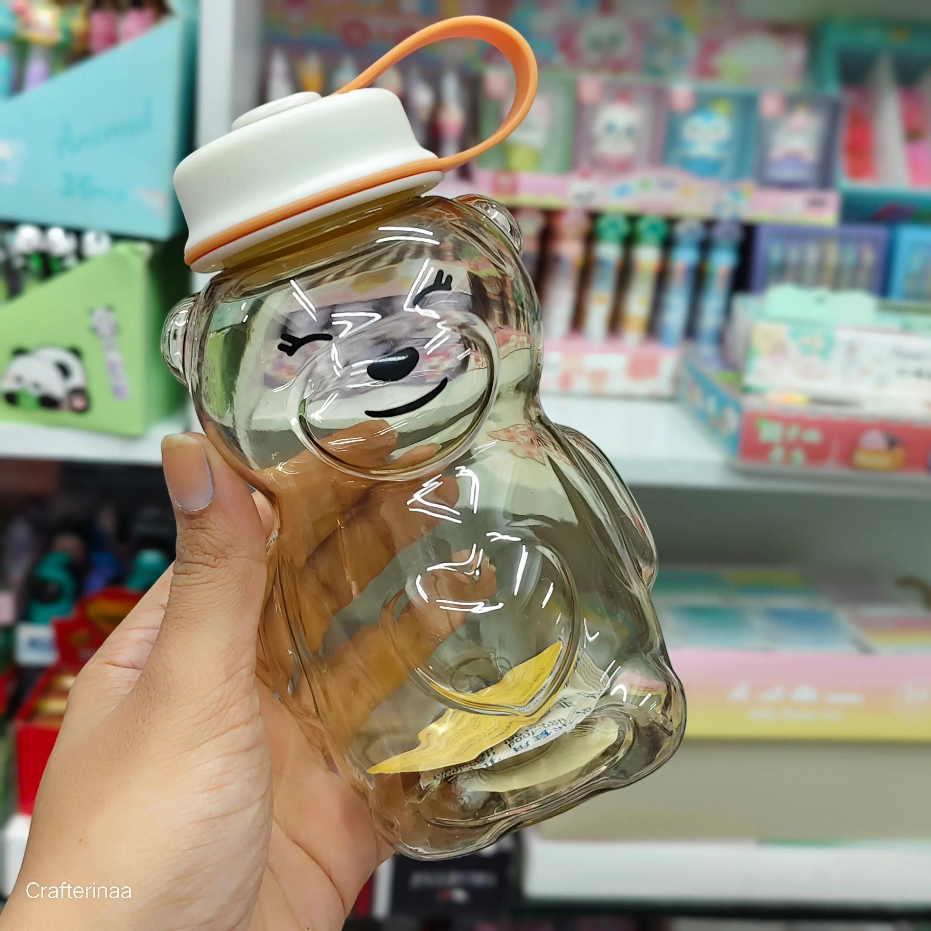 Teddy sipper bottles with cute teddy charm