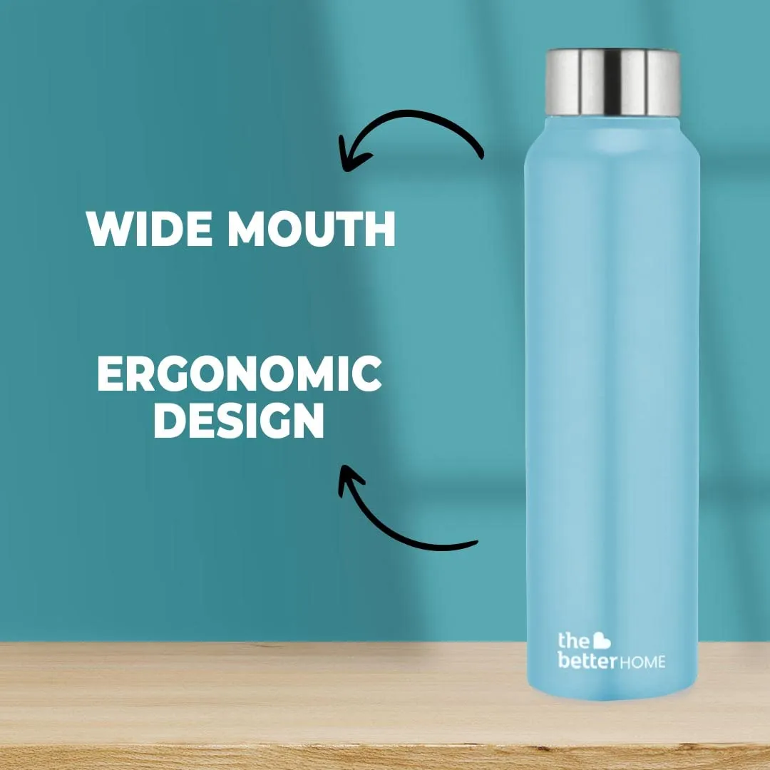 The Better Home Stainless Steel Water Bottle 1 Litre | Leak Proof, Durable & Rust Proof | Non-Toxic & BPA Free Steel Bottles 1  Litre | Eco Friendly Stainless Steel Water Bottle (Pack of 100)