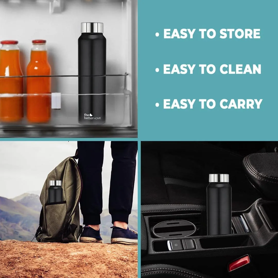 The Better Home Stainless Steel Water Bottle 1 Litre | Leak Proof, Durable & Rust Proof | Non-Toxic & BPA Free Steel Bottles 1  Litre | Eco Friendly Stainless Steel Water Bottle (Pack of 20)