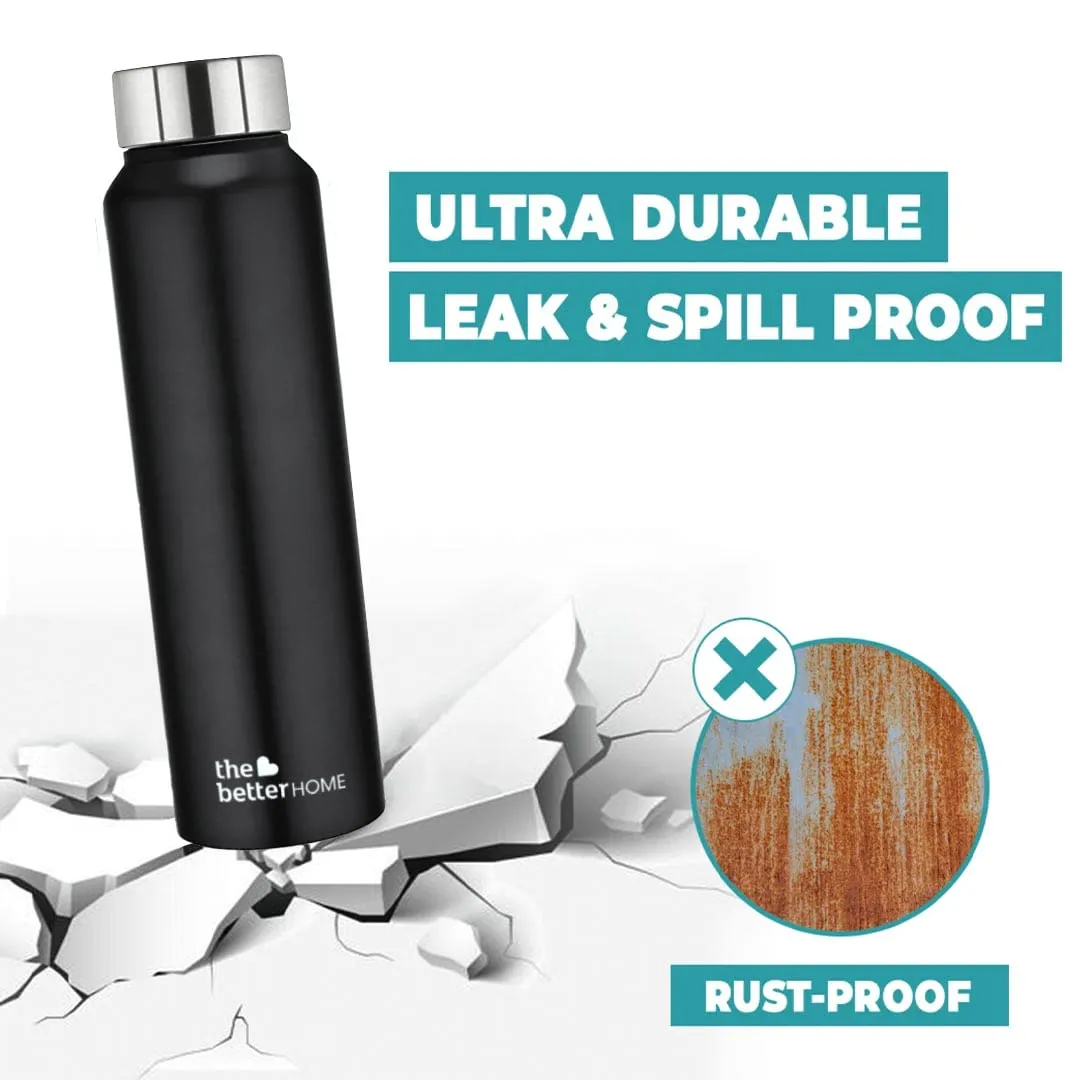 The Better Home Stainless Steel Water Bottle 1 Litre | Leak Proof, Durable & Rust Proof | Non-Toxic & BPA Free Steel Bottles 1  Litre | Eco Friendly Stainless Steel Water Bottle (Pack of 20)
